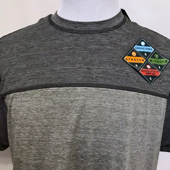 G.H. Bass NWT Grey Performance Shirt Men M - Picture 2 of 12